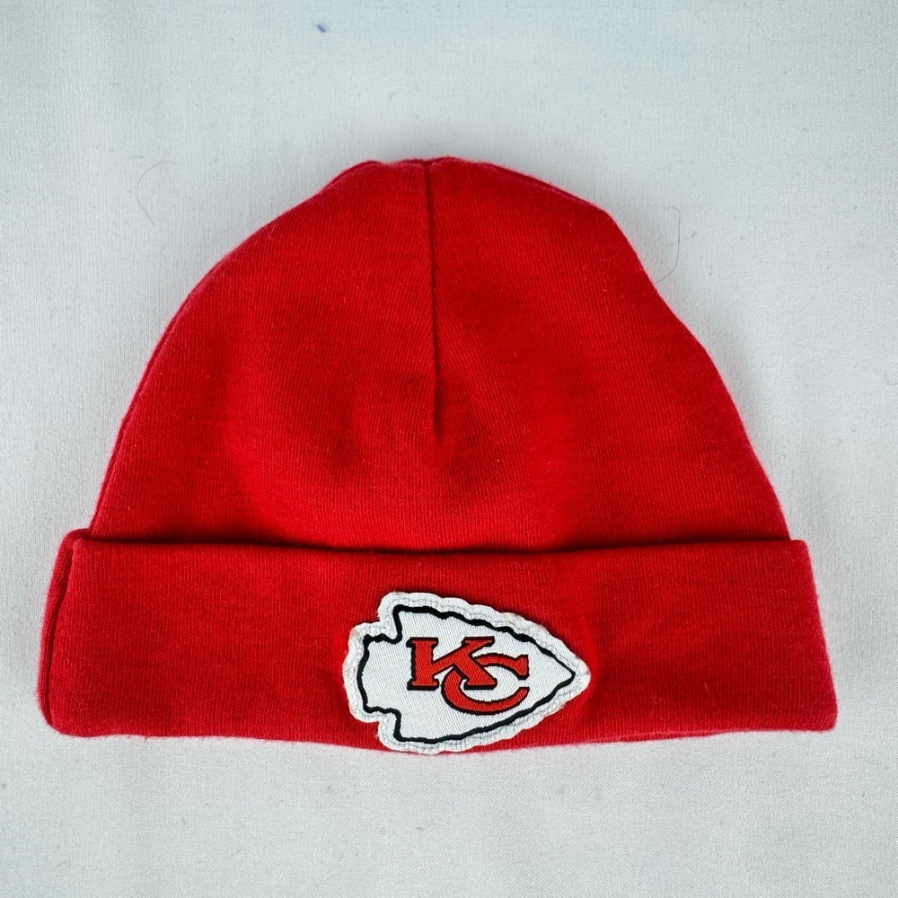 Licensed NFL Kansas City Chiefs Baby Beanie by Gerber - Picture 2 of 5